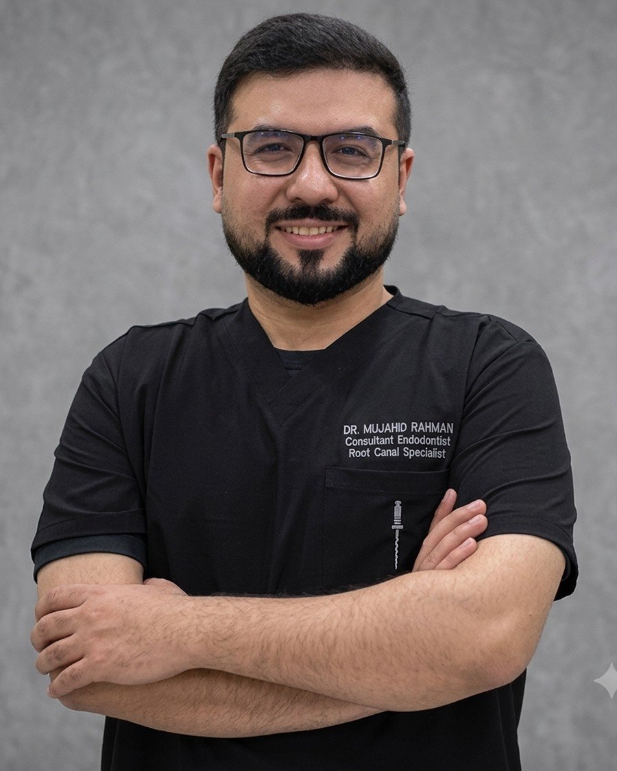 Portrait of Dr. Mujahid, Oral Surgery & Implants