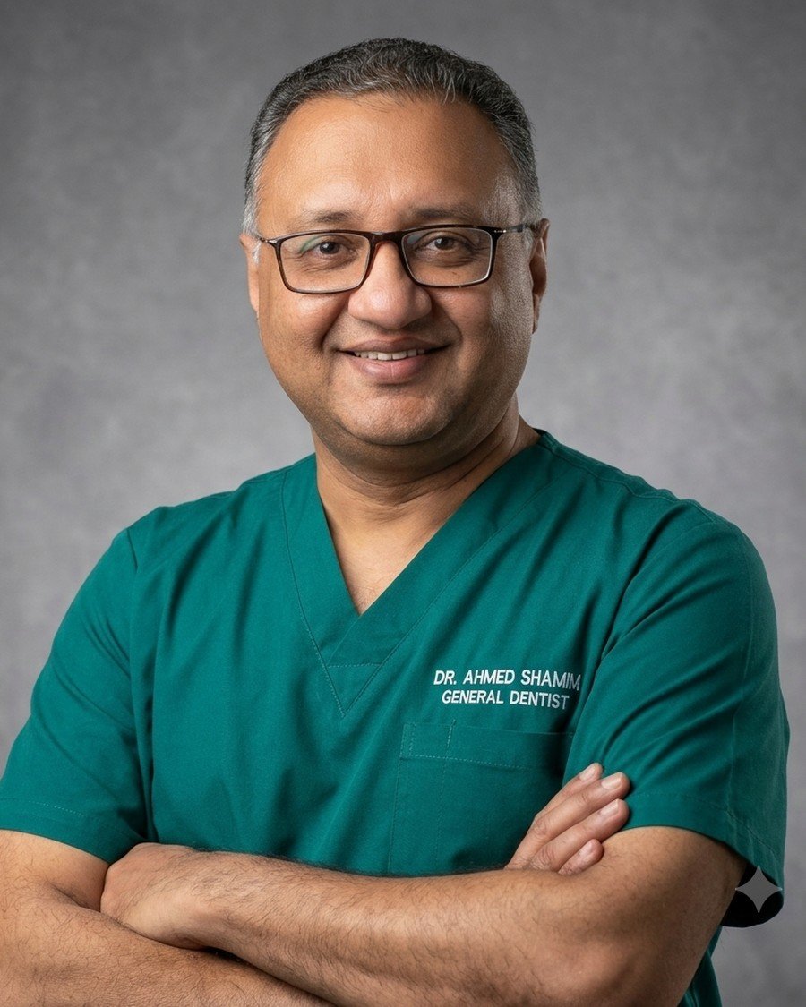 Portrait of Prof. Dr. Shamim, Consultant · Advanced Prosthodontics